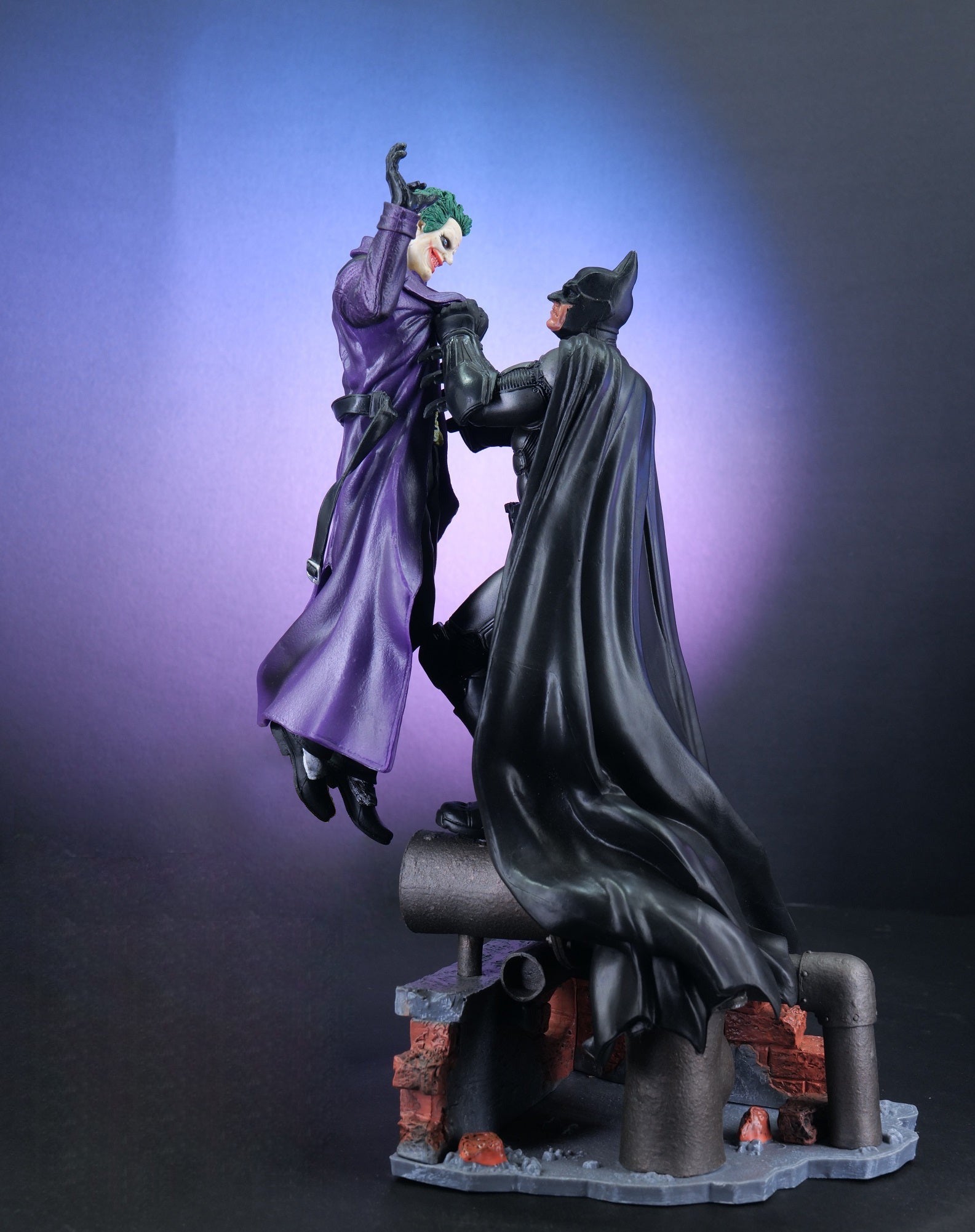 Batman vs Joker Fight Action Figure (30 cm) PVC – DC Comics Collectible by Collectibles clan