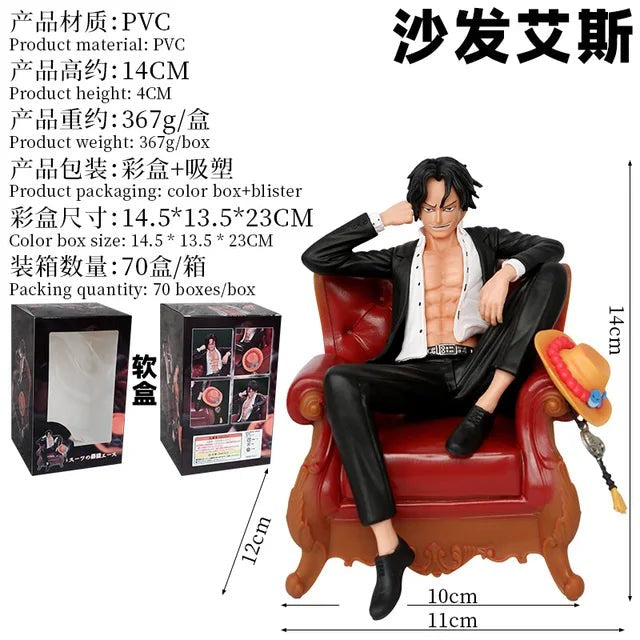 One Piece Portgas D. Ace Sofa Series Sitting Pemium Figure