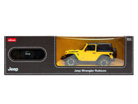 Rastar 1:24 Scale Jeep Wrangler Rubicon Remote Control Car, Licensed Off-Road 4x4 R/C SUV Model with Authentic Detailing