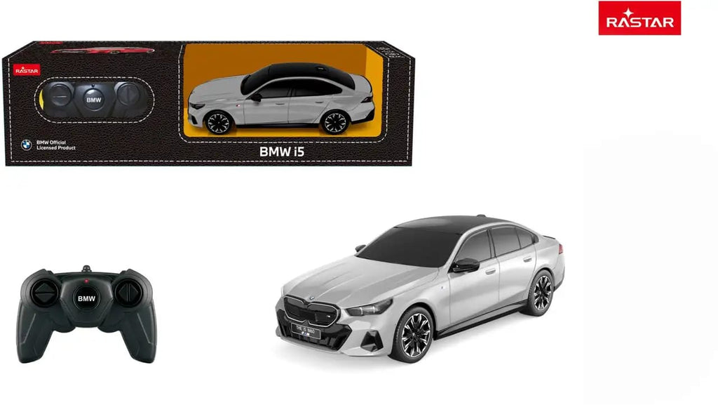 Rastar 1:24 Scale BMW i5 M60 Remote Control Car, Official Licensed Luxury Electric Sedan R/C Model for Kids and Adults