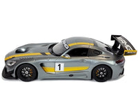 Rastar 1:14 Scale Mercedes-AMG GT3 Remote Control Car, Red Racing Edition R/C Supercar with Working Lights, Official Licensed Toy
