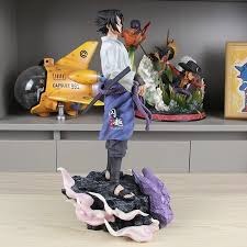 Naruto Sasuke Uchiha Figure, 42 cm Anime Statue GK 1/6 Scale