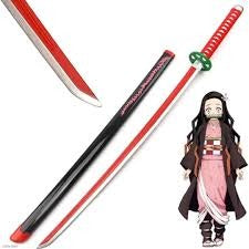 Nezuko Kamado 104cm Wooden Katana - Demon Slayer Nichirin