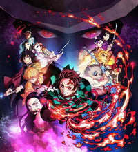 Demon Slayer Cast Wall Scroll by Collectiblesclan