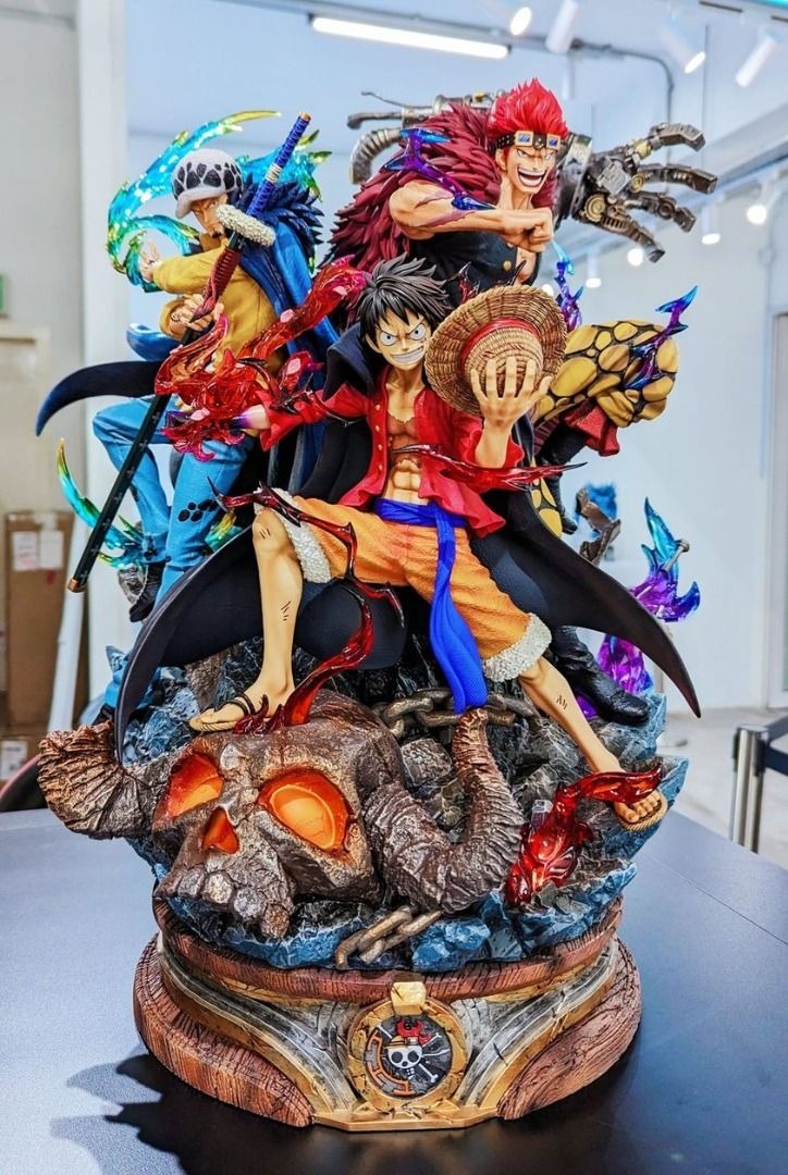 One piece figure Hot sale Teen Captains - Luffy, Law, and Kid (Set)