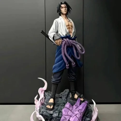 Naruto Sasuke Uchiha Figure, 42 cm Anime Statue GK 1/6 Scale