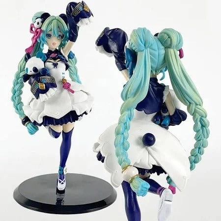 Panda Hatsune Mikus Big Figures 20cm Japanese Anime Girl Pvc Model